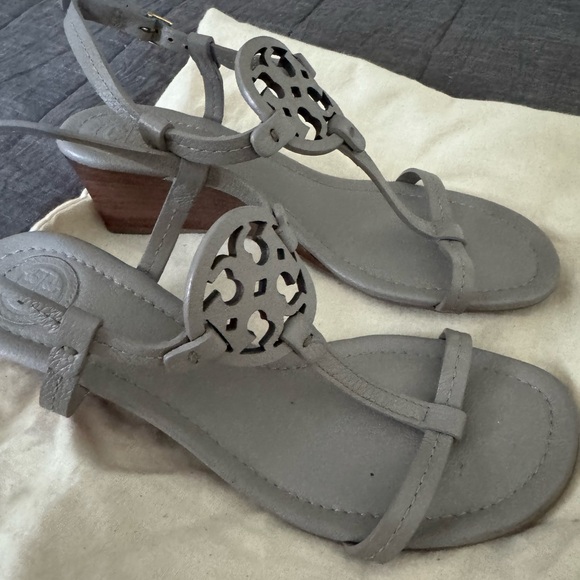 Tory Burch Miller Wedge Sandals - Picture 2 of 3